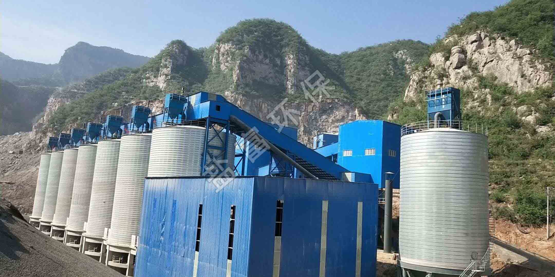 Dust removal project of Handan Shexian County sand production line